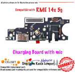 RME 14X 5G Charging Board Replacement Compatible with Realme 14X 5G
