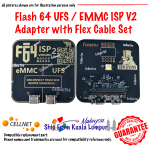 Flash 64 F64 UFS / EMMC ISP V2 Adapter with Flex Cable Set With High Speed - Image 2