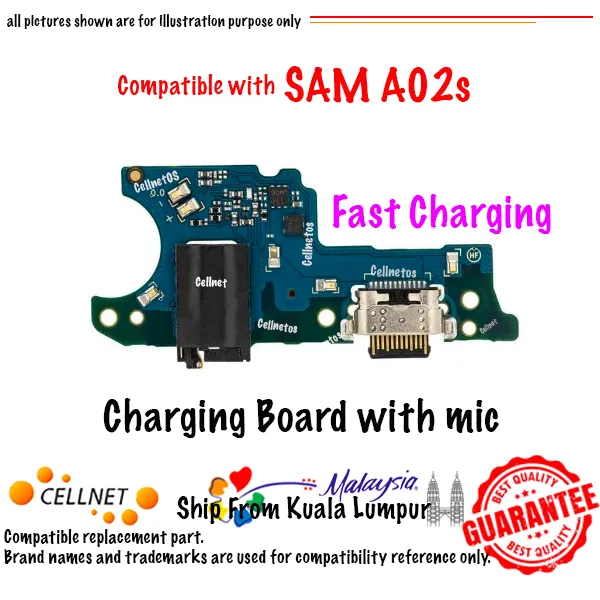 SAM A02S Charging Board Replacement Compatible with Samsung A02S A025