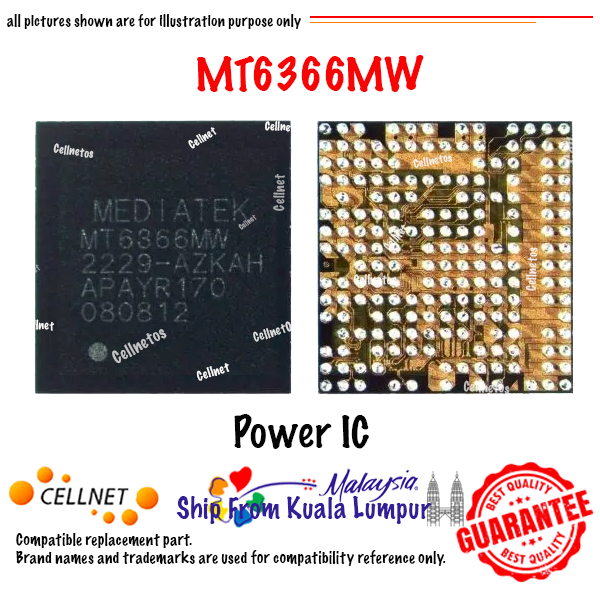 IC-PW-MT6366MW MT6366MW Power IC Replacement IC Chip - Image 1