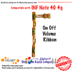 INF Note 40 4G On Off Volume Ribbon Button Replacement Compatible with Infinix Note 40 4G - Image 2